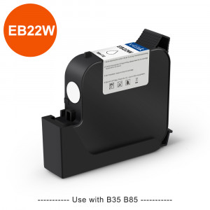 v4ink BENTSAI Original Solvent Fast Dry EB22W Ink Cartridge Replacement for B85 B35 Handheld printer, White, 1 Pack 